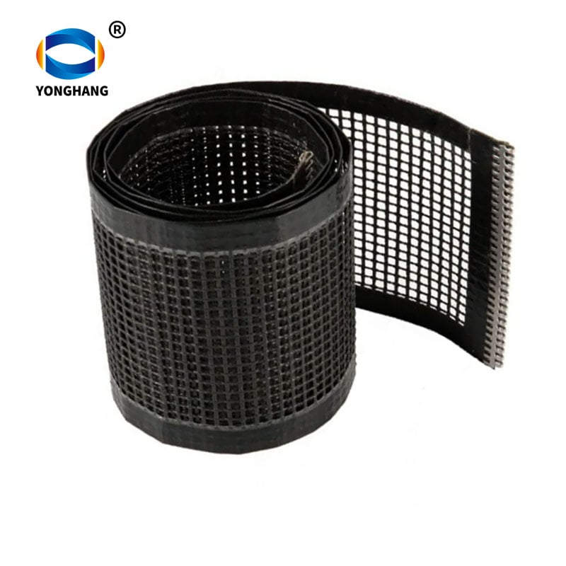حزام شبكي ناقل أسود مقاوم للكهرباء الساكنة ومغلف بـ PTFE