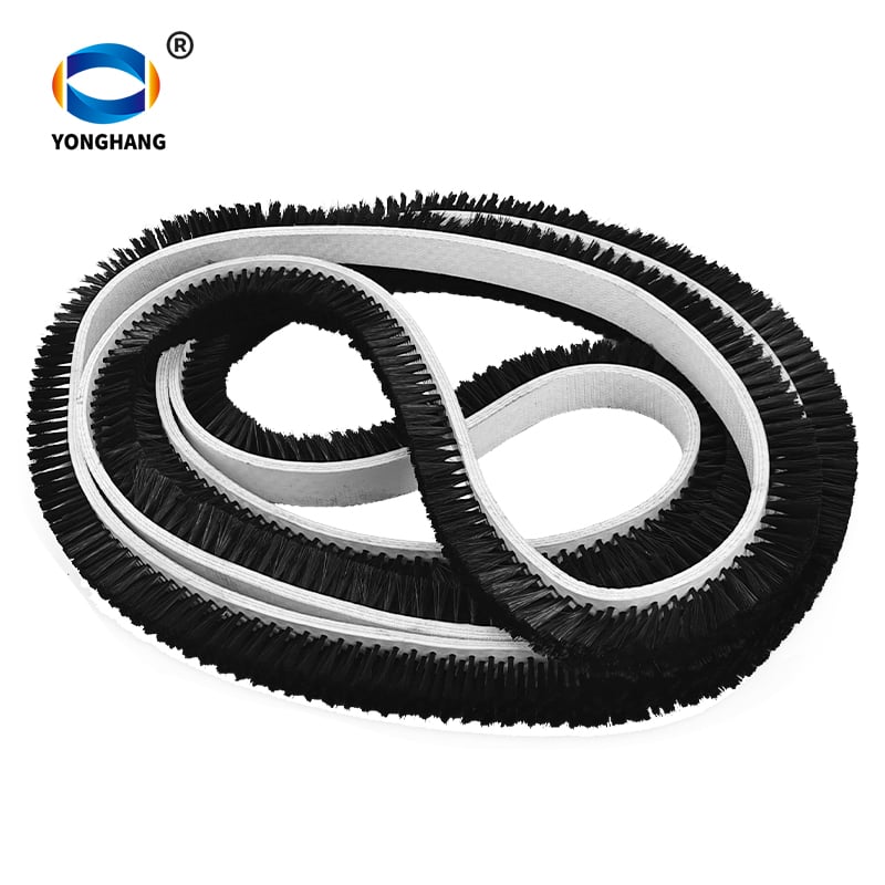 PVC Conveyor Belt with Black Brush Coating