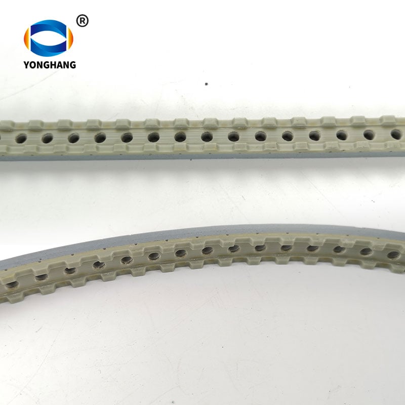 สายพานดึงลงแบบ VFFS ที่เคลือบซิลิโคนอย่างแท้จริงไม่มีที่สิ้นสุด รุ่น T10.5-934.5 มม.