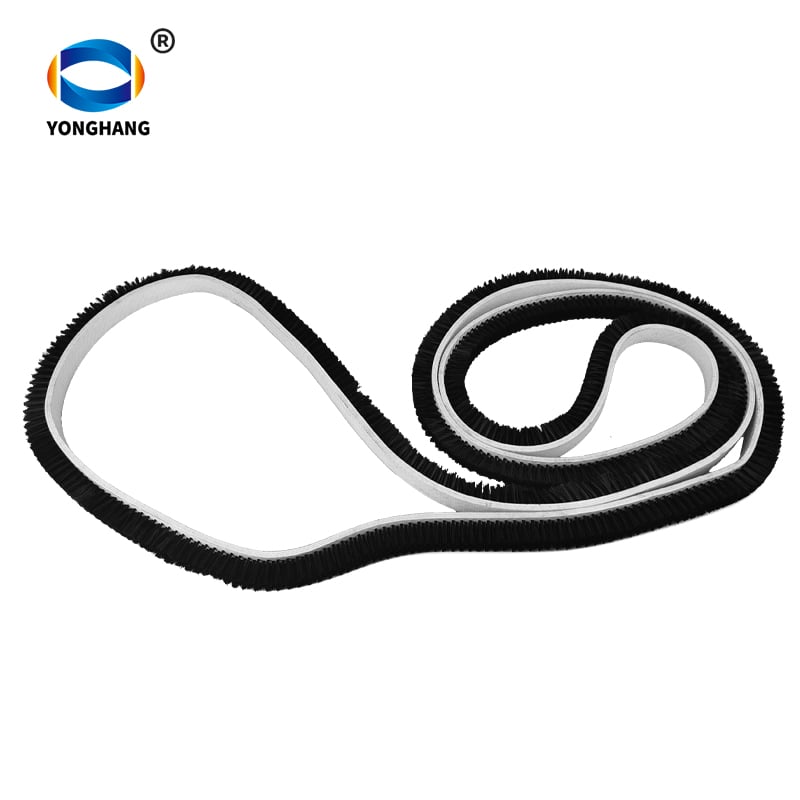 PVC Conveyor Belt with Black Brush Coating