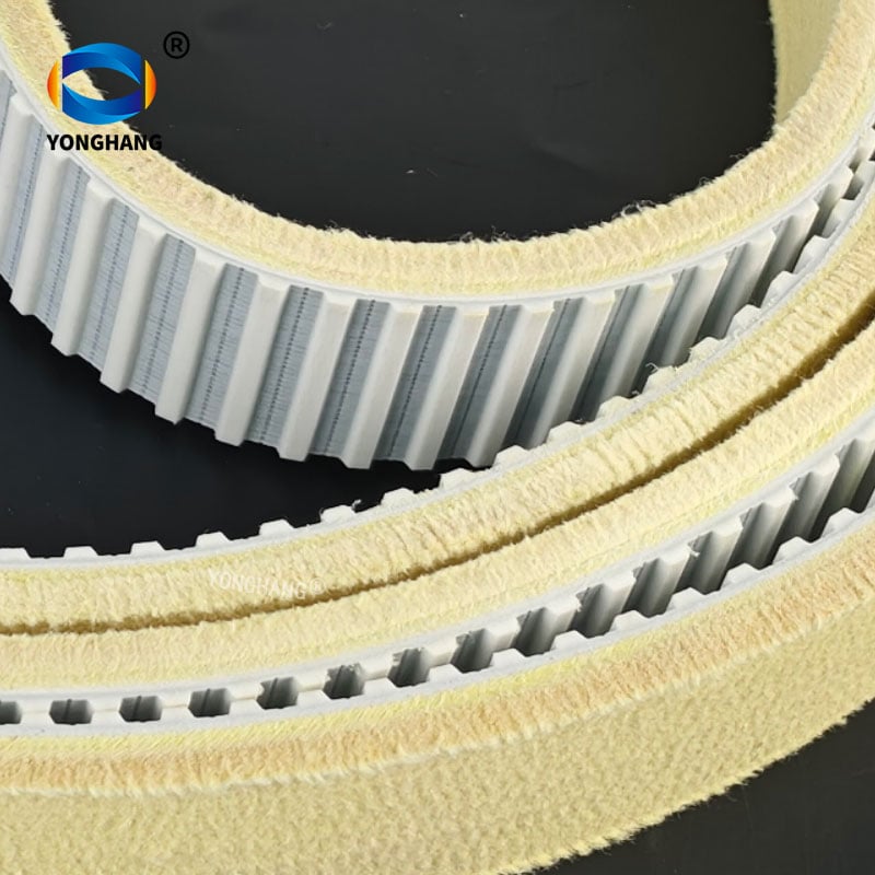PU Timing Belts 480°C Felt Coating