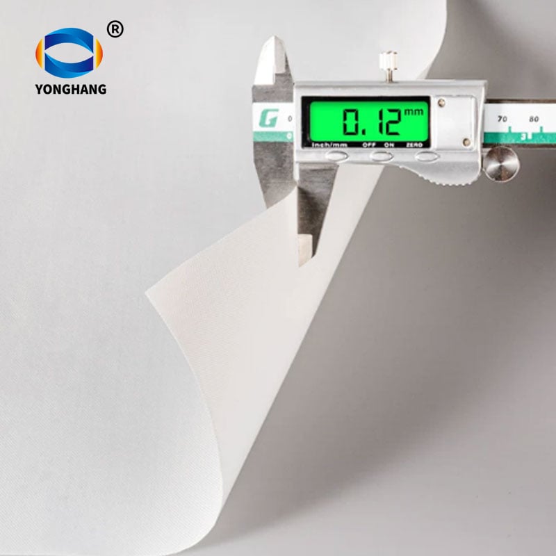 Hvide dobbeltsidede PTFE-belagte glasfiberstof