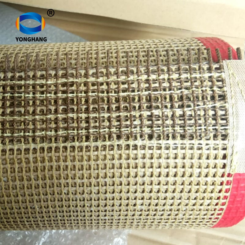 PTFE ilə örtülmüş yarım Kevlar açıq torlu kemerlər