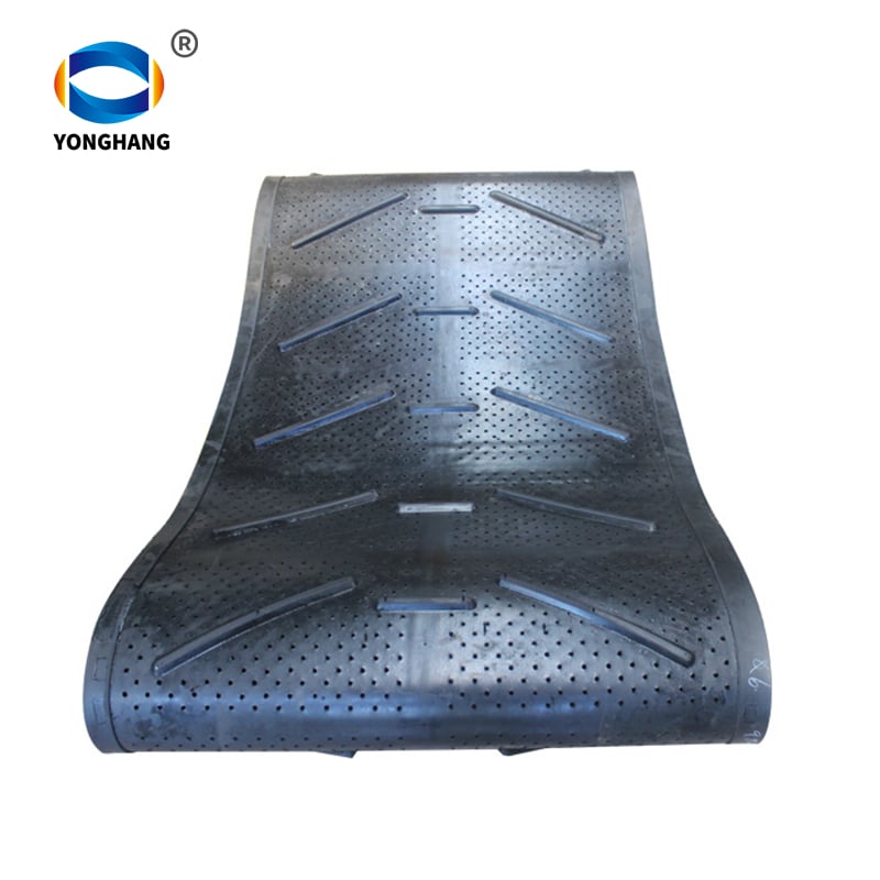 Rubber conveyor belt for shot blasting machine
