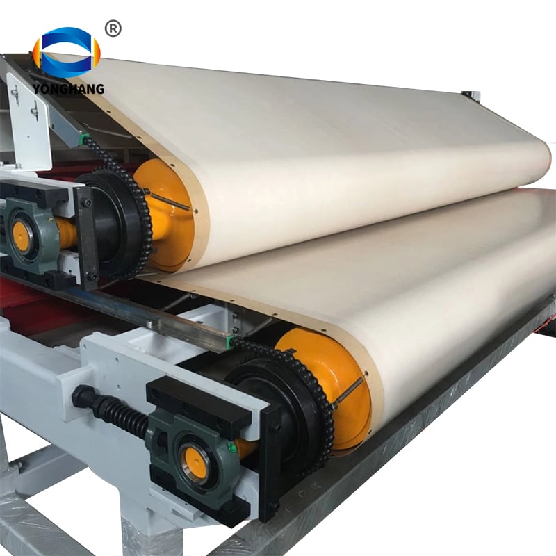 Brune knapfæstede PTFE-varmefaste transportbånd af tekstil