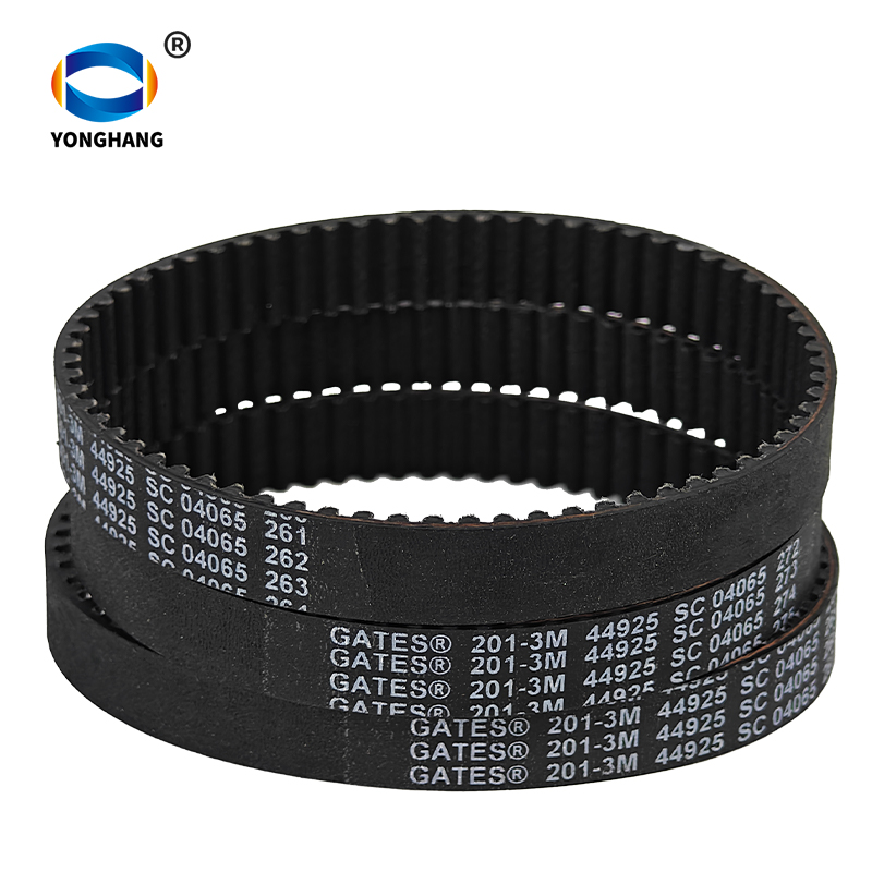 201-3M Gates originele rubber tandriem – op maat verkrijgbaar