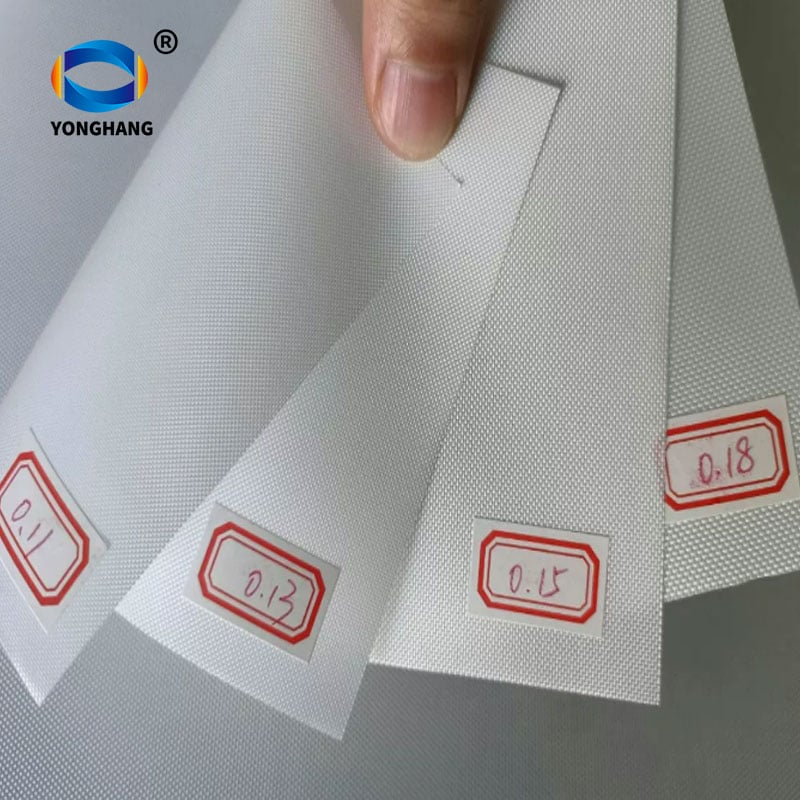 Hvide dobbeltsidede PTFE-belagte glasfiberstof