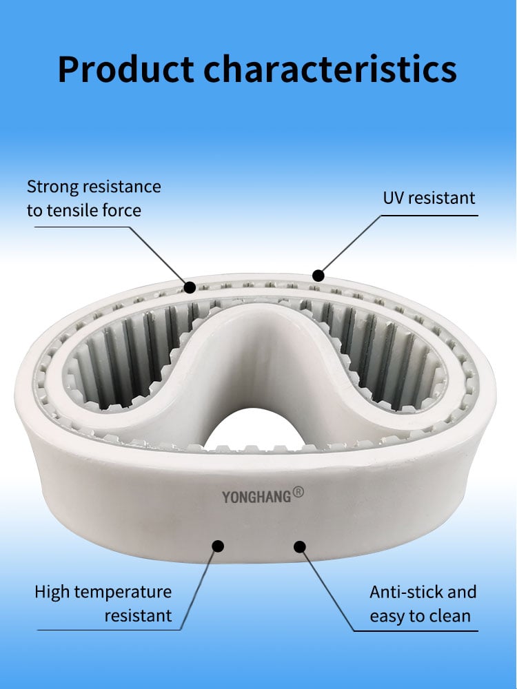 Timing Belts Silicone Coated factory