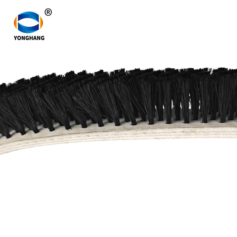 PVC Conveyor Belt with Black Brush Coating