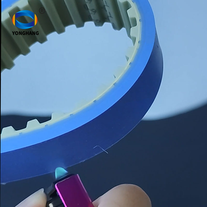 Reverse Forming Process Timing Belt na may Blue Silicone Coating