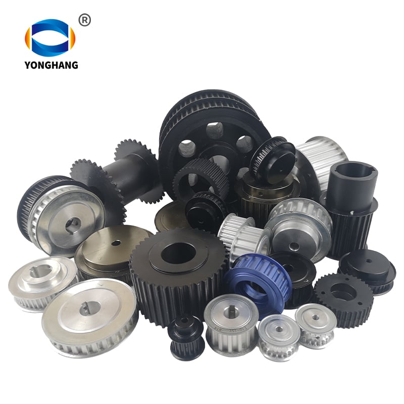 Pulley din aluminiu, alamă, plastic, oțel pentru curele de distribuție