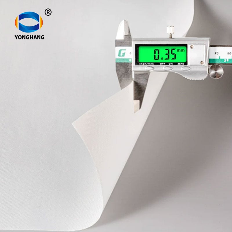 Hvide dobbeltsidede PTFE-belagte glasfiberstof