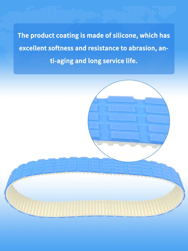 Blue Silicone Sausage Timing Belts factory