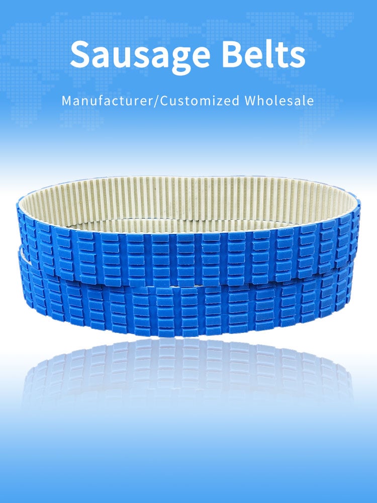 Blue Silicone Sausage Timing Belts supplier