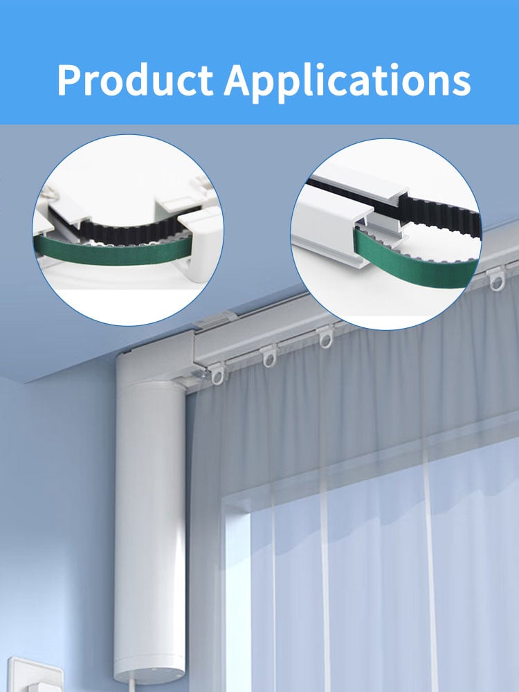 Electric Curtain Track Belts supplier