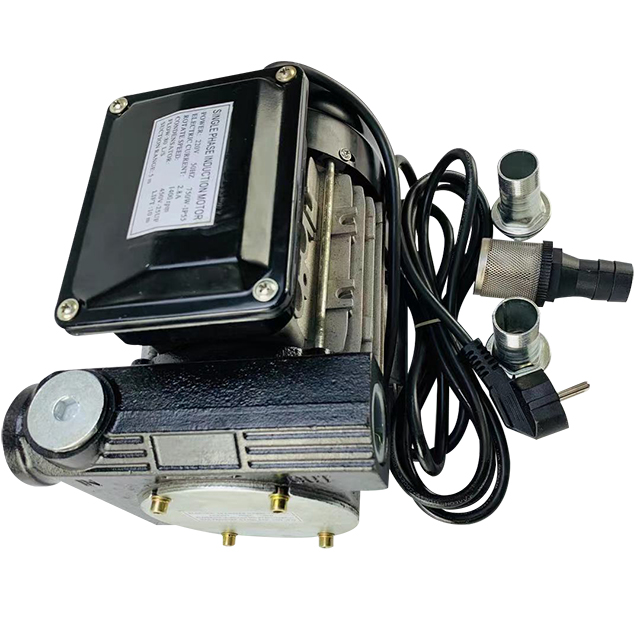 Gas station fuel pump with thermal protection prevents overheating.
