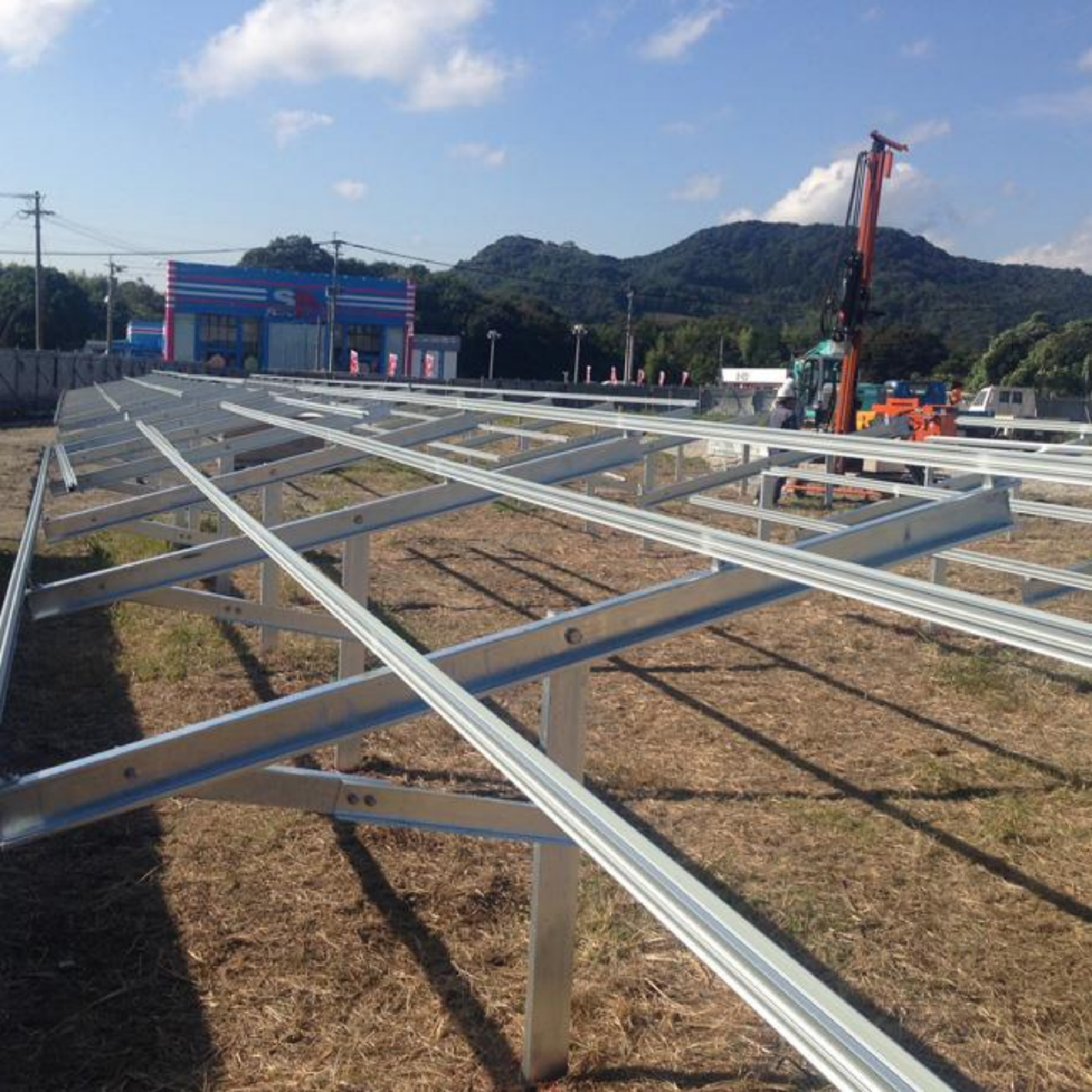 3.5MW Ramming Pile Mount System in Japan