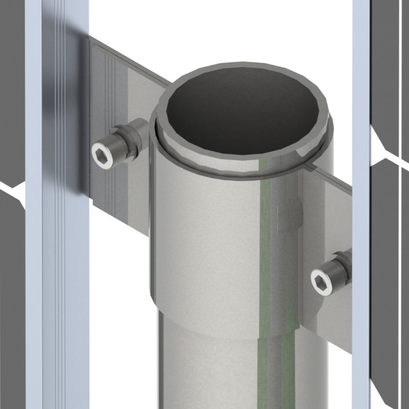 Solutions efficaces pour le montage vertical de panneaux solaires