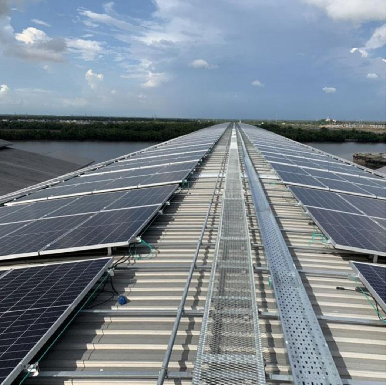 1MW Walkway Mount System in Thailand
