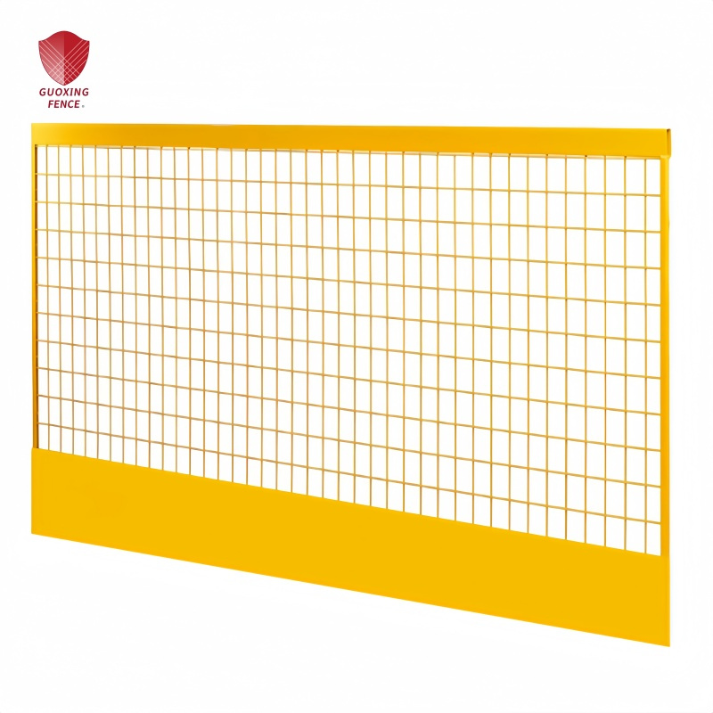 Edge Protection Barrier- Panel with iron plate edges