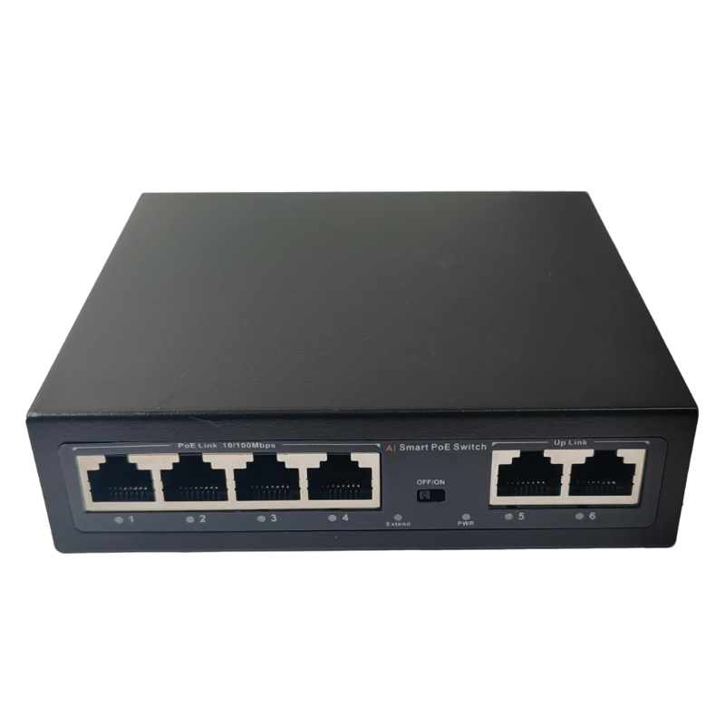 AI 100 megabit 4+2 isolation POE switch