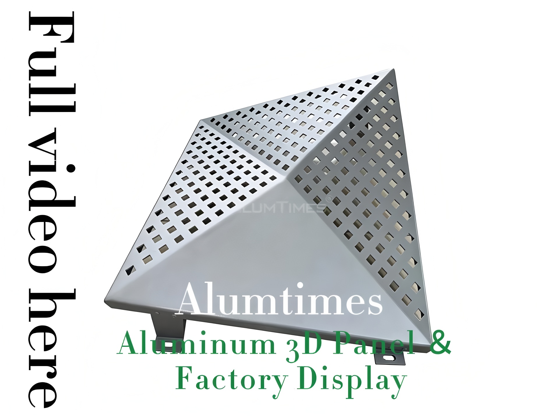 Mẫu trưng bày tấm nhôm 3D