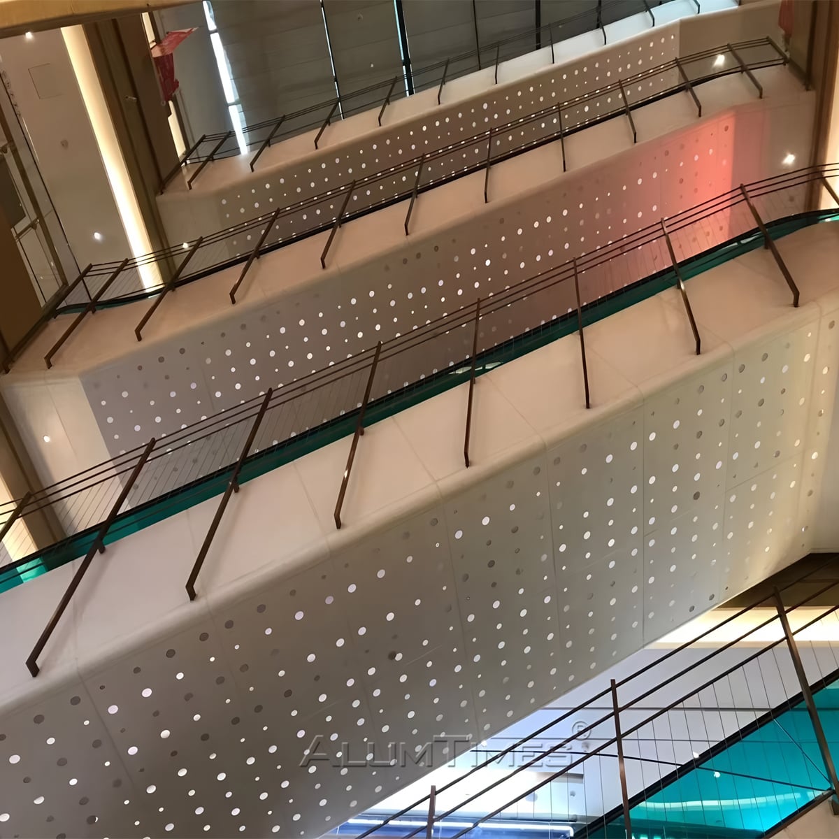 Laser Cut Perforated Aluminum Panel for Curtain Walls Exterior Wall