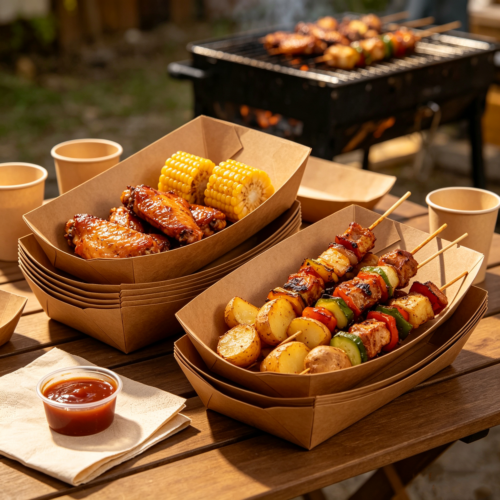 Kraft Paper Food Box