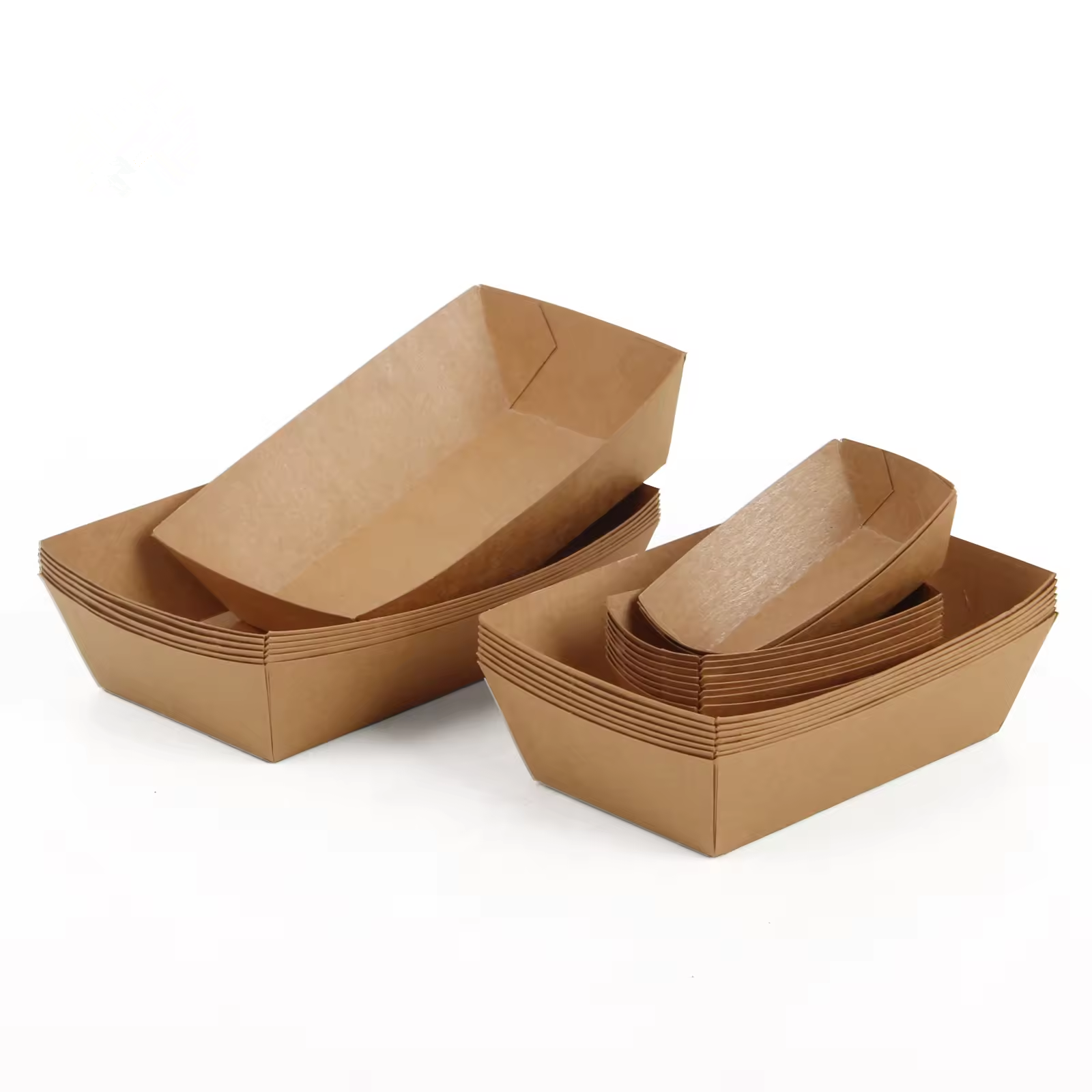 Kraft Paper Boat Trays