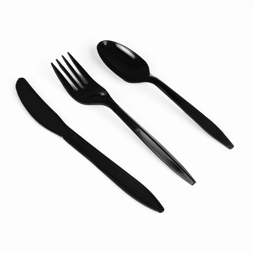  best selling disposable pp plastic tableware set with 25g knife-0