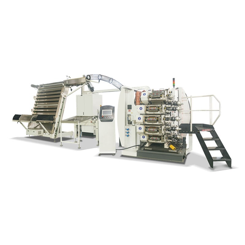 High Speed six color plastic cup printing machine