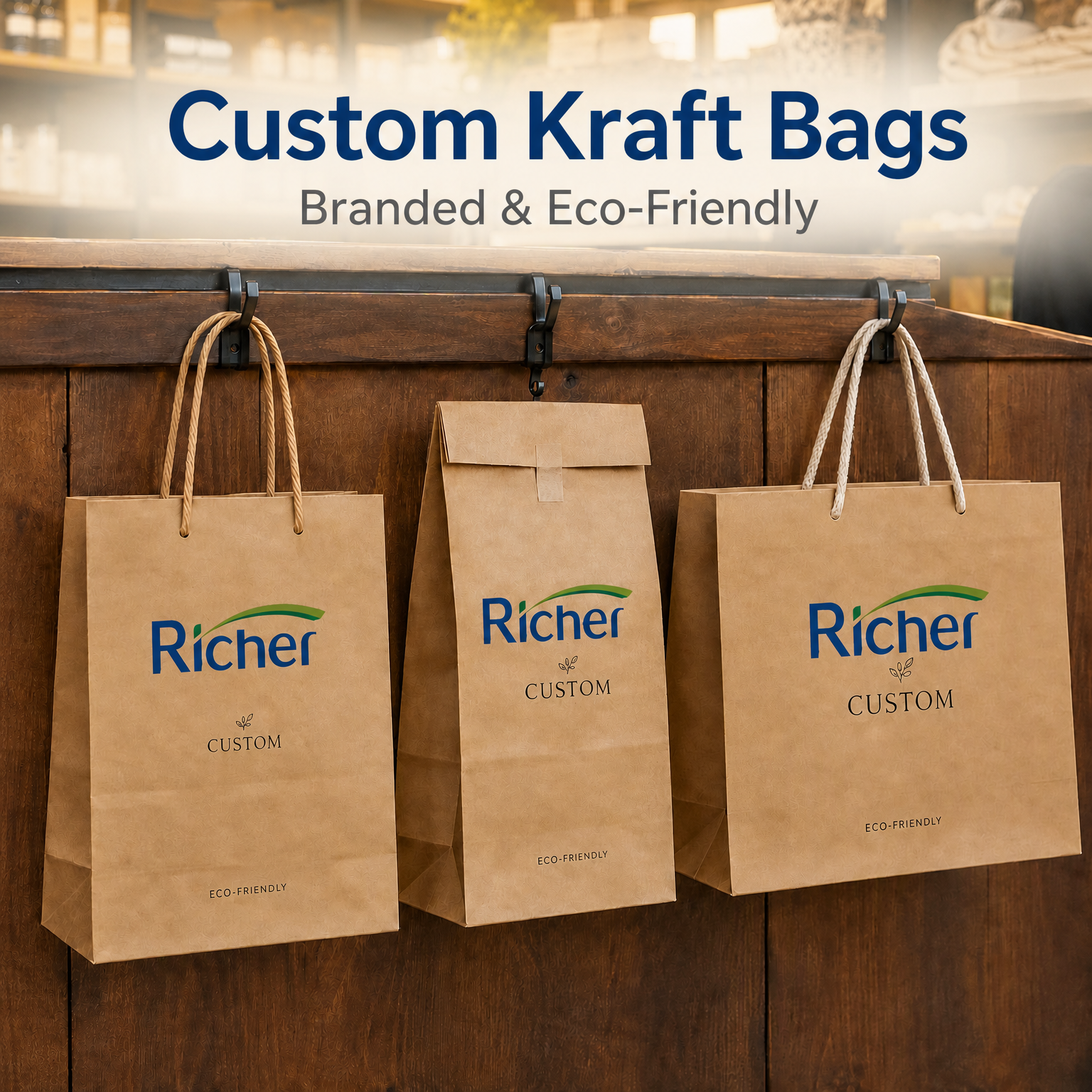 Sacchetti personalizzati in carta kraft per il retail: cosa sapere prima di ordinare