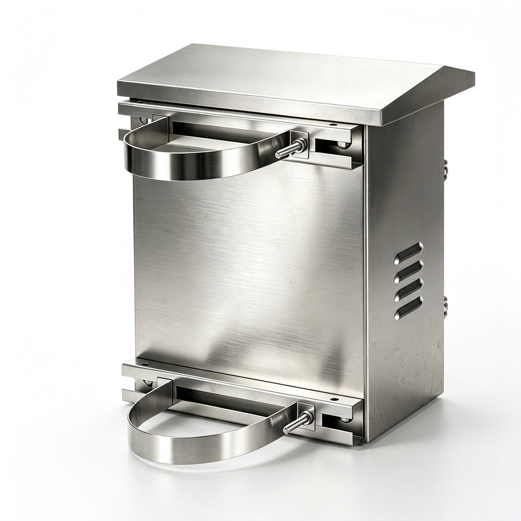 Stainless Steel Outdoor Electrical Enclosure, Rainproof Top for Wall-mount Use | ODM OEM Custom