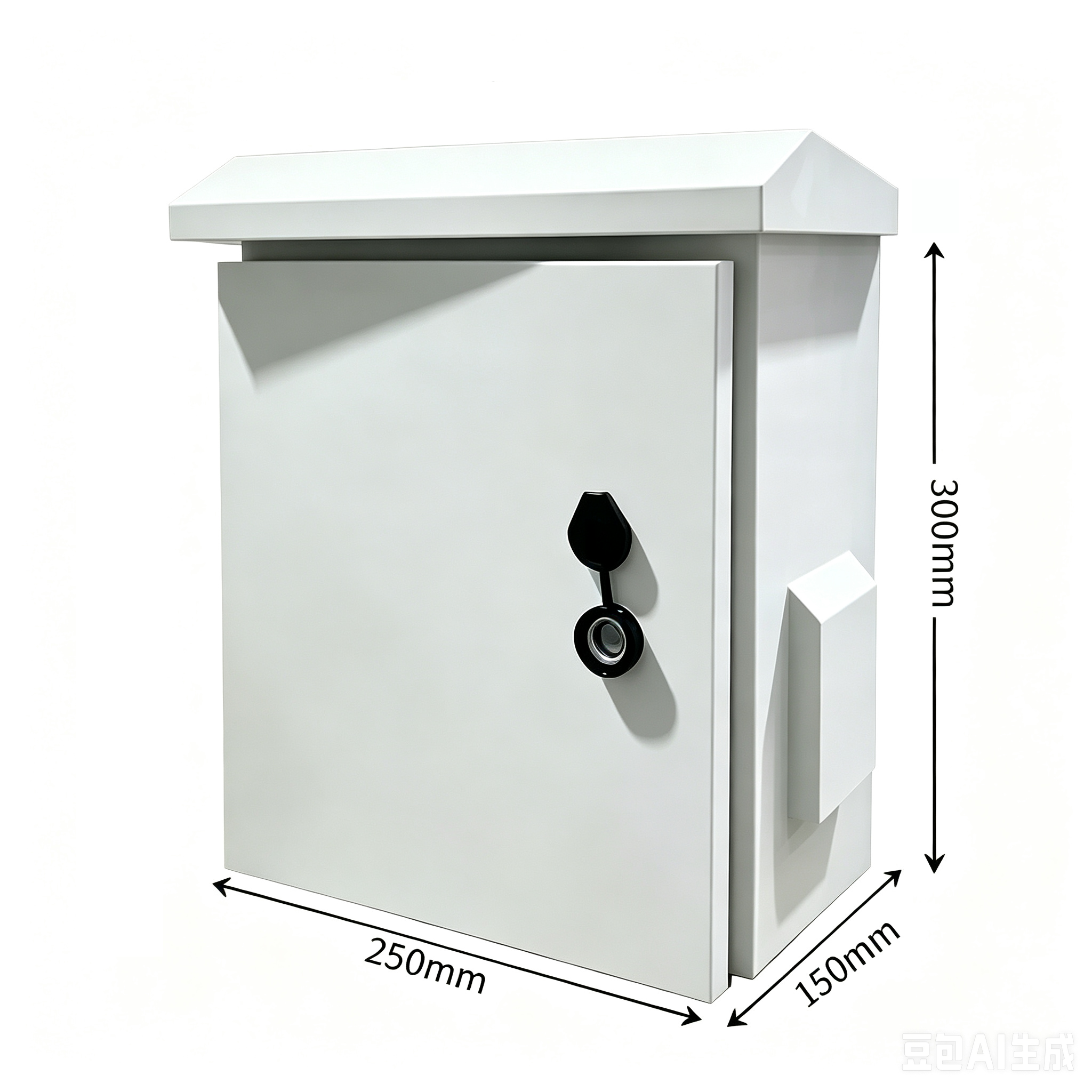 CCTV Pole Mount Waterproof Enclosure | Custom Sheet Metal for Outdoor Surveillance Wiring
