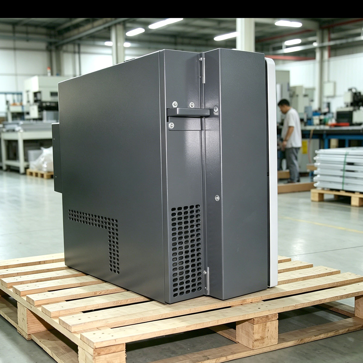 Split Cover Electrical Enclosure, Powder Coated OEM ODM Metal Box for Industrial Automation & Electronic Control

