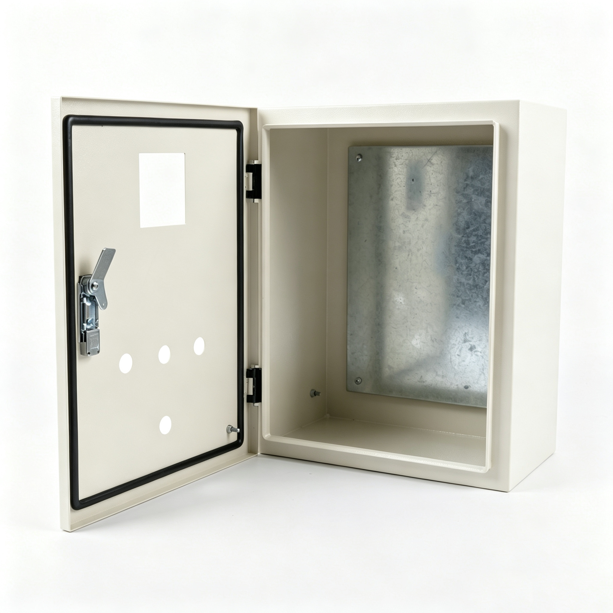Wall Mount Electrical Control Cabinet | Custom Sheet Metal Fabrication for Indoor Industrial Automation
