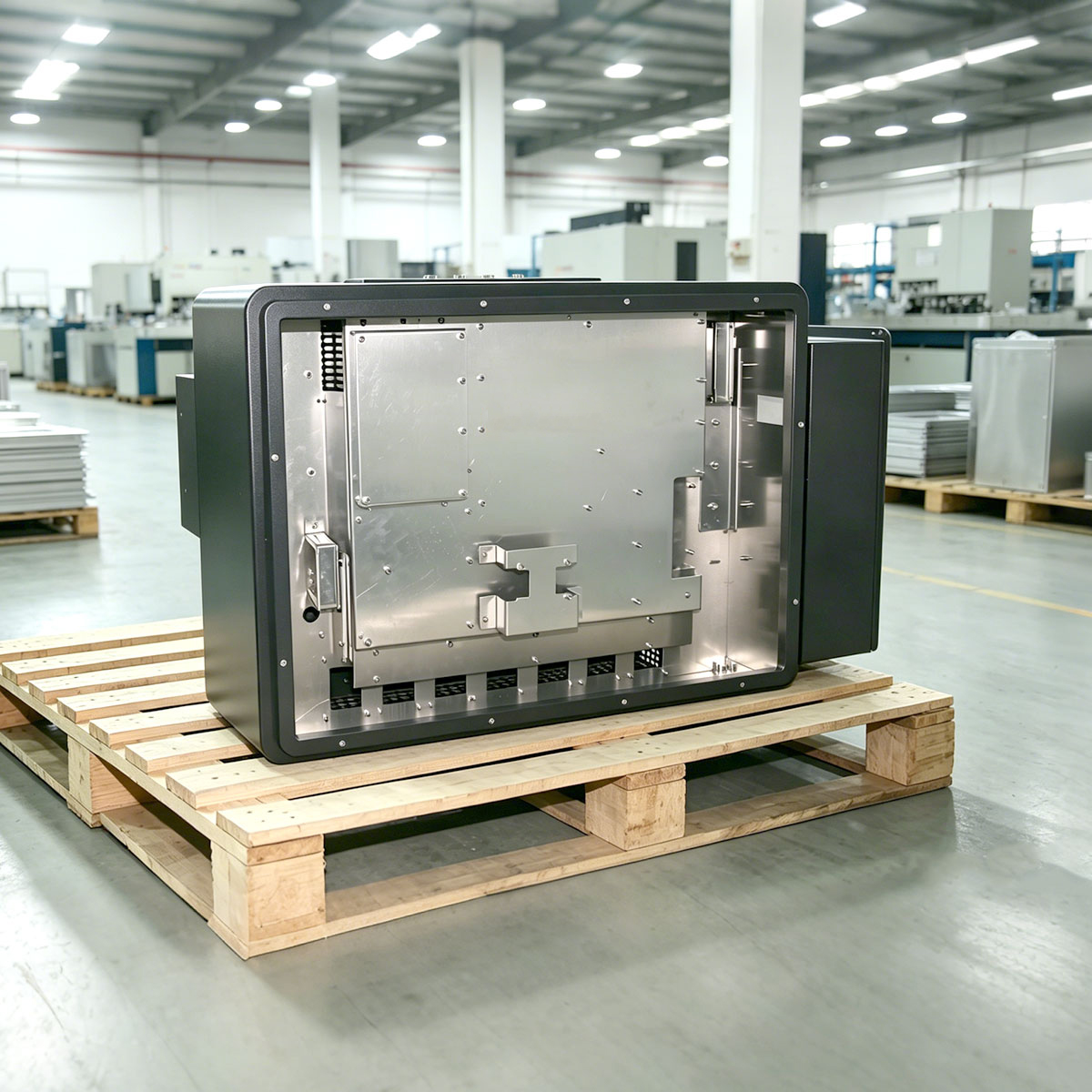 Split Cover Electrical Enclosure, Powder Coated OEM ODM Metal Box for Industrial Automation & Electronic Control
