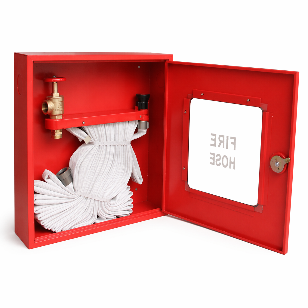 Powder-Coated Steel Fire Cabinet | Custom OEM Sheet-Metal Fire Box for Building Fire-Safety System