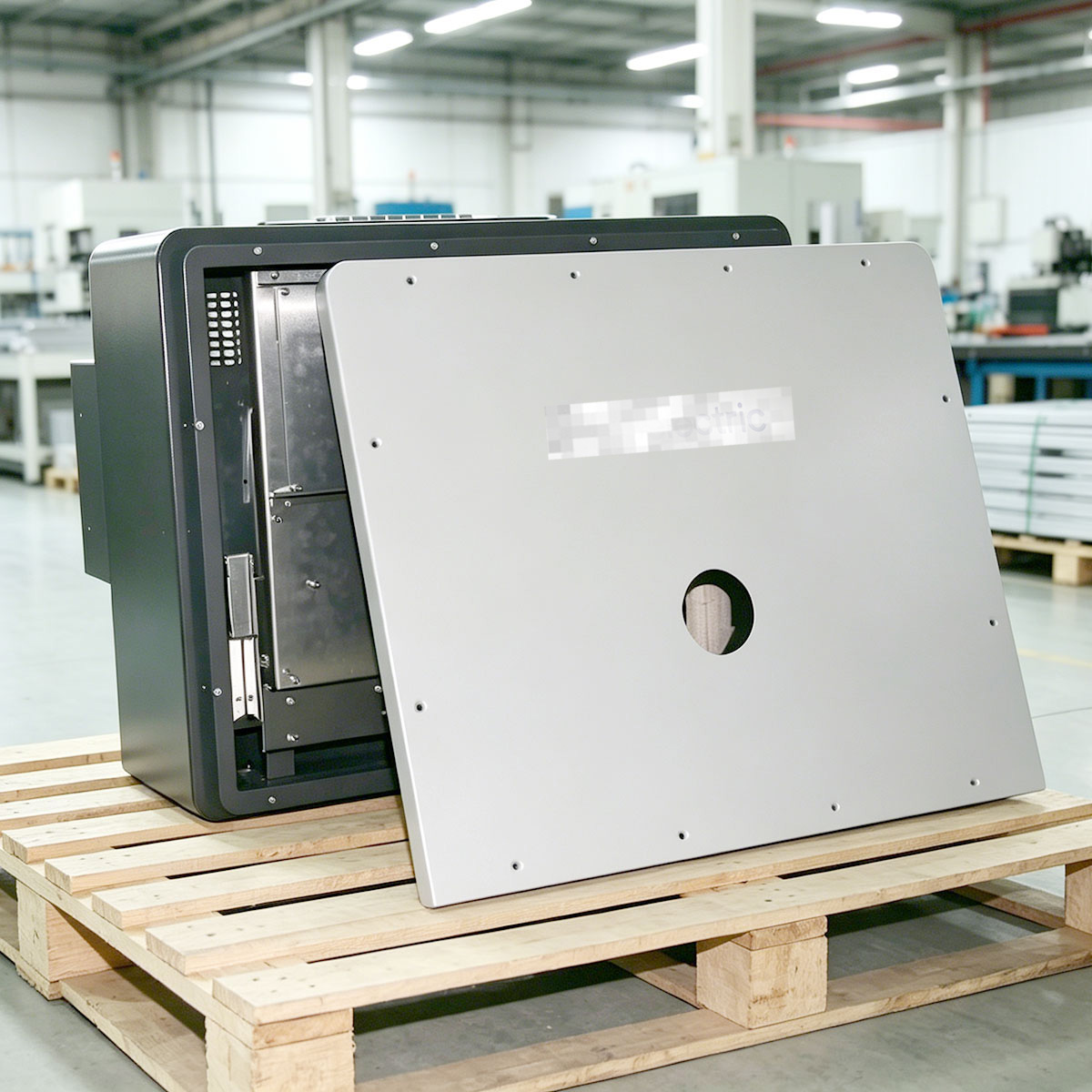 Split Cover Electrical Enclosure, Powder Coated OEM ODM Metal Box for Industrial Automation & Electronic Control
