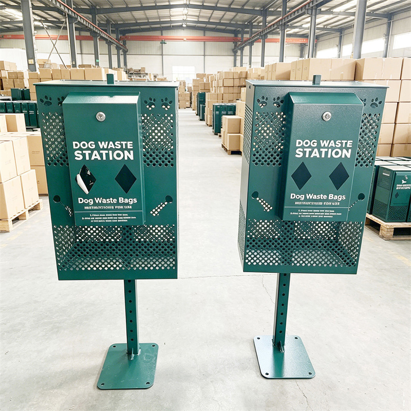 Dog Waste Station OEM ODM Custom Sheet Metal for Park Residential Municipal Sanitation Projects
