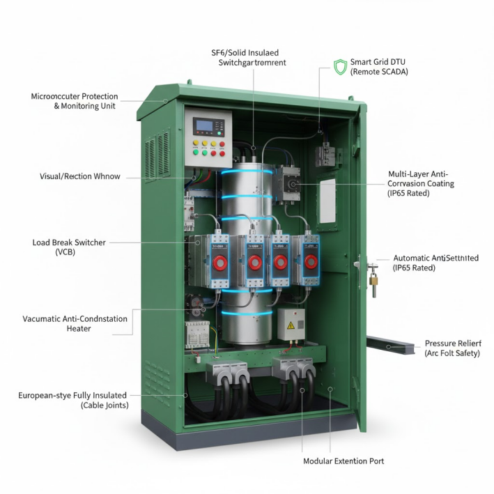 venkovní rozvětvení kabelů 10 kV: „Spolehlivé tepny“ moderních městských elektrických sítí