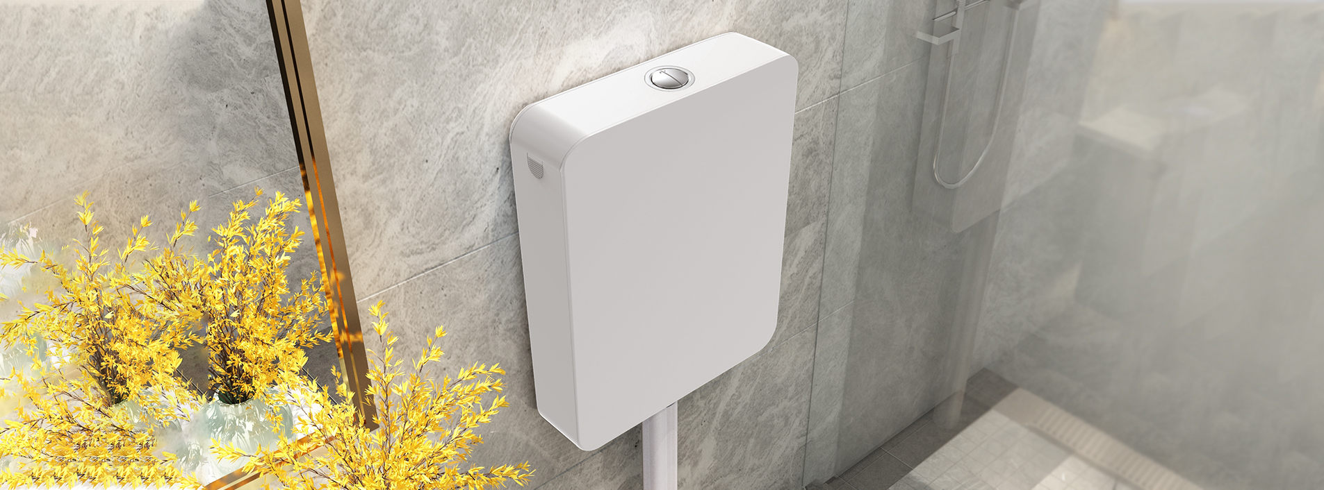 ultra-tynne Toilettank