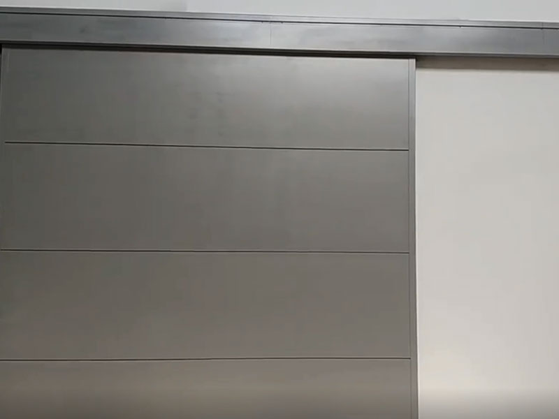 Porte coulissante pour l'industrie et l'affichage domestique