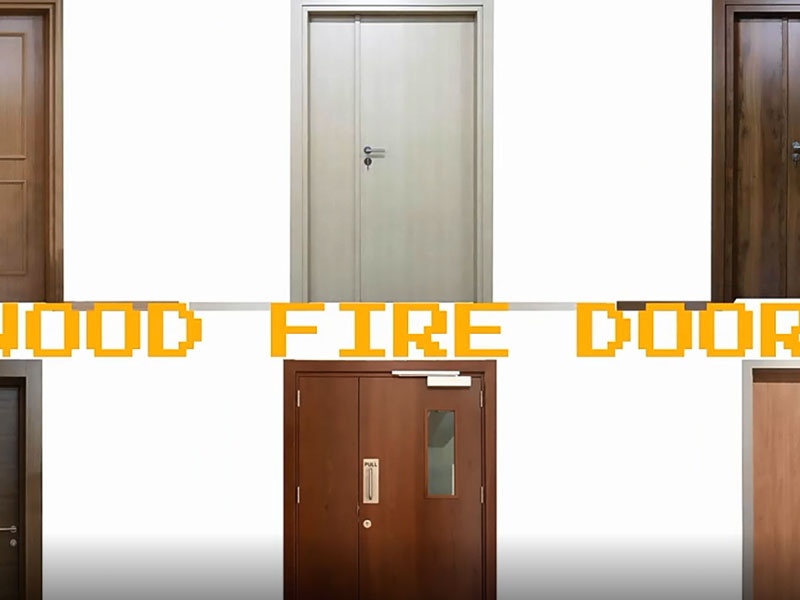 Quelle est la structure d'une porte ignifuge en bois UL