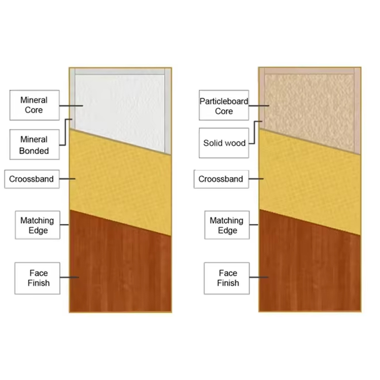 How to choose the wooden door surface 
