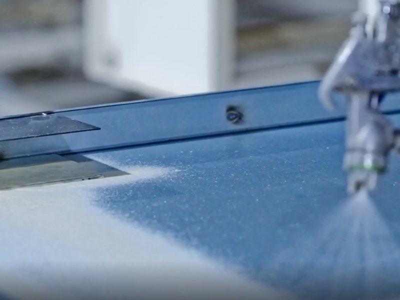 Quel sera le traitement de surface pour les portes coupe-feu en acier, peinture en poudre pour les portes en métal