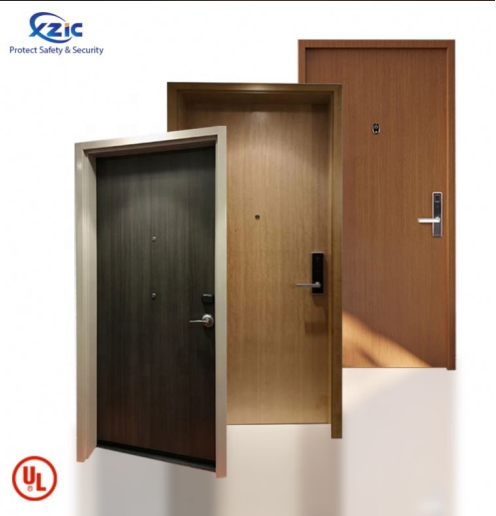 Quelles sont les options pour une porte ignifuge en bois UL pour hôtel ?