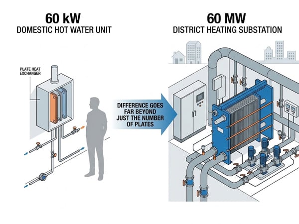 different applications of plate heat exchangers