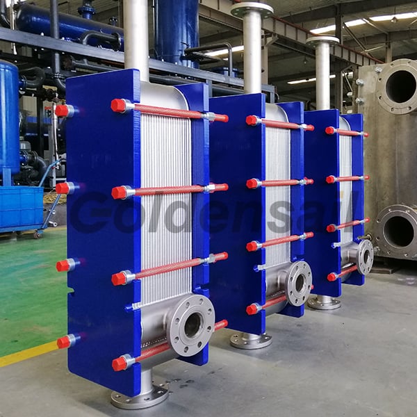 jinfan fully welded plate heat exchanger