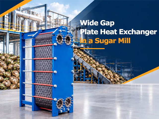 Wide Gap Plate Heat Exchanger Used in a Northern China Sugar Mill